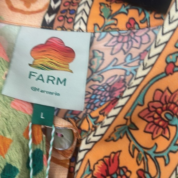 NWT Farm Rio mixed scarves multicolor chemse - Picture 4 of 7